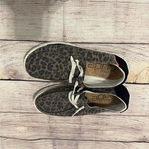 Hey Dude Leopard Print Women's Shoes
